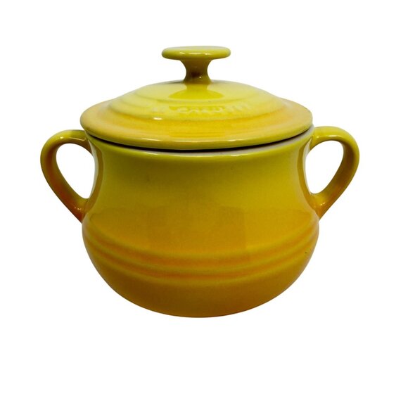 Le Creuset Other - Le Creuset Small Soup/Bean Pot with Lid - Yellow .5ML